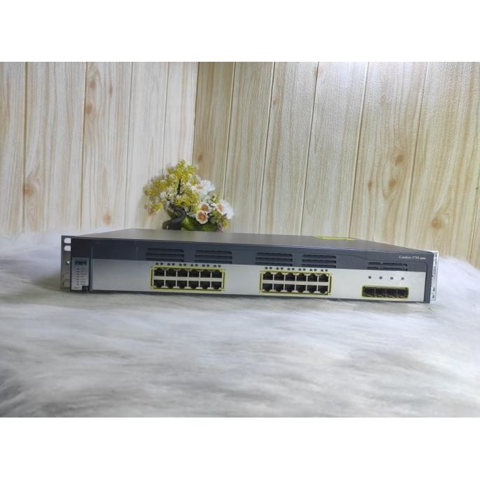 Jual Cisco Catalyst 3750G 24TS S Switch 24 Ports Gigabit Managed