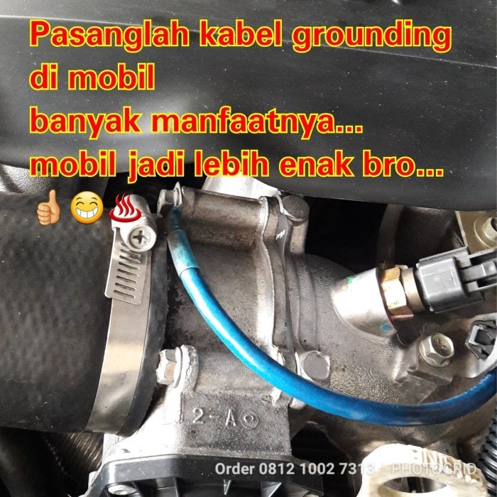 Jual Ground Wire Kit Kabel Grounding Mobil Redpower Nyaf Mm Biru