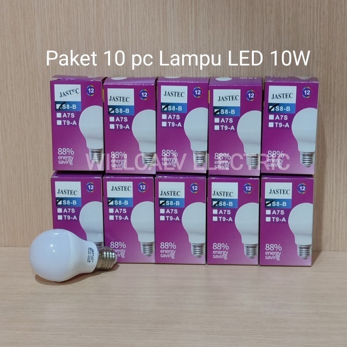 Jual Paket Pc Lampu Led Jastec W Bulb S B E Super Terang