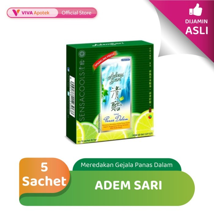 Jual Adem Sari Sachet Untuk Meredakan Panas Dalam Gram Shopee