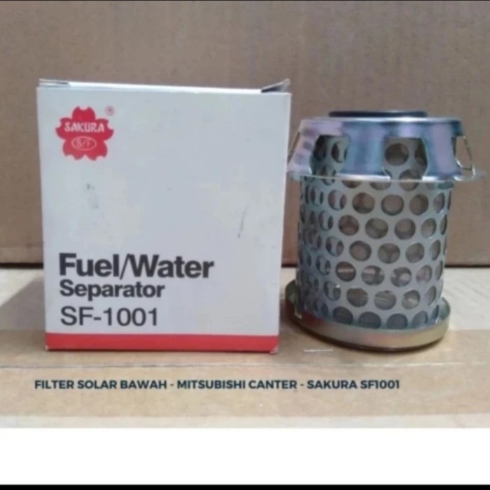 Jual SAKURA SF 1001 Fuel Filter Saringan Solar Bawah Canter PS125 PS110