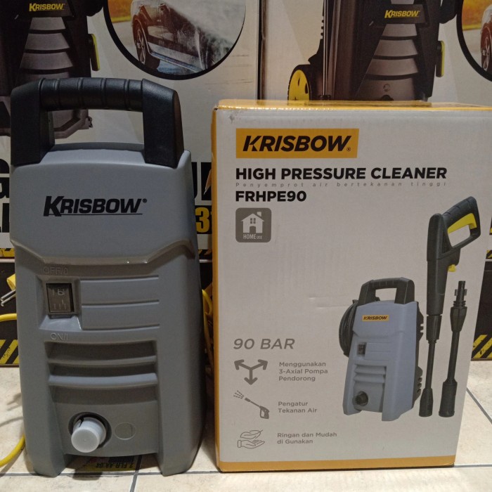 Jual KRISBOW HIGH PRESSURE CLEANER 90 BAR 1000 W MESIN CUCI MOBIL