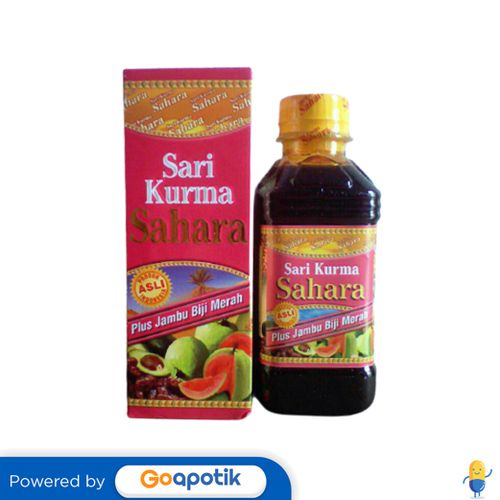 Jual Sari Kurma Sahara Plus Jambu Biji Merah Gram Botol Shopee