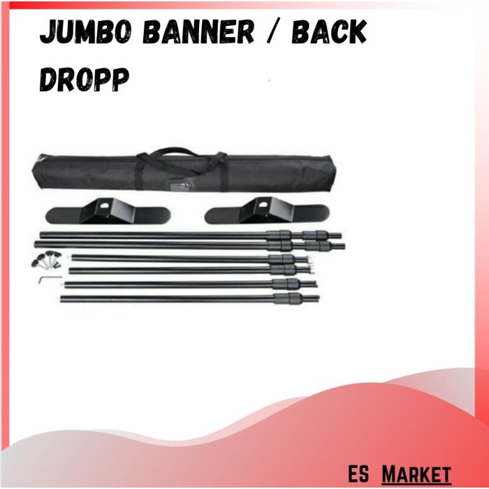 Jual Bakul Ready Stokk Backwall Jumbo Banner Stand Backdrop Shopee