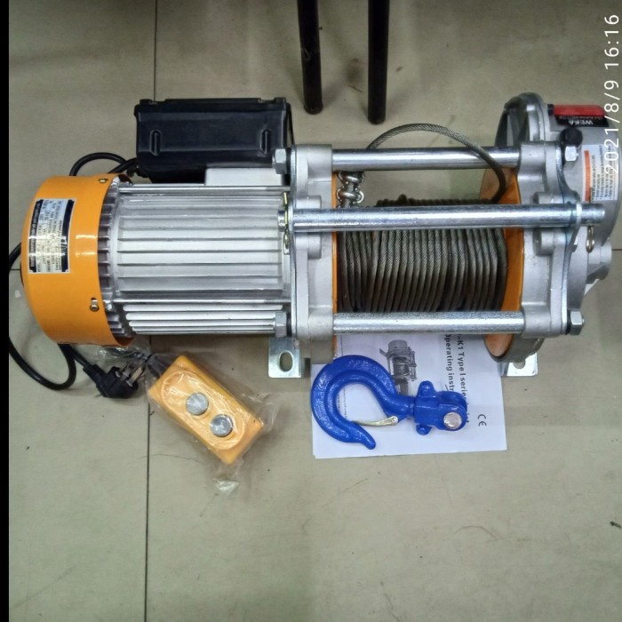 Jual Promo Electric Winch Hoist Kg X Meter Volt Kastrol