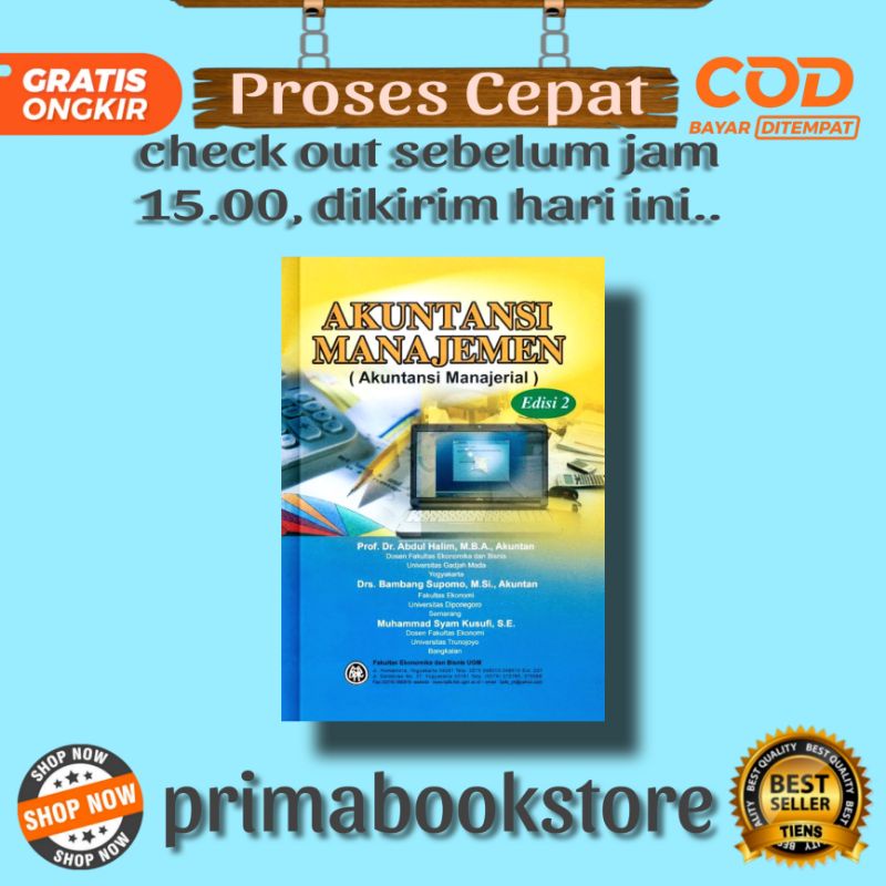 Jual Akuntansi Manajemen Edisi 2 Abdul Halim Shopee Indonesia