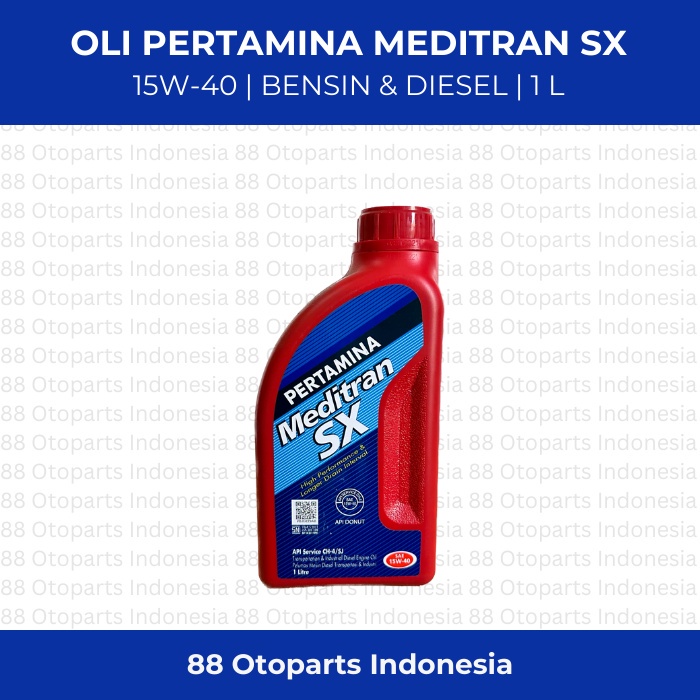 Jual OLI PERTAMINA MEDITRAN SX SAE 15W 40 1 LITER Shopee Indonesia