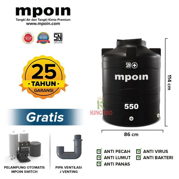 Jual Tangki Air Mpoin Plus Liter Wave Toren Air Tandon Air