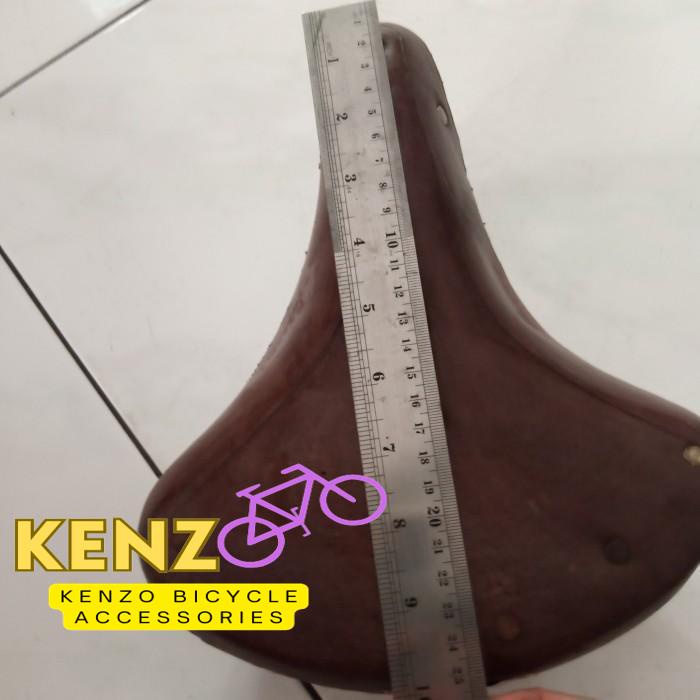 Jual SADEL SEPEDA OJEK TRIO MODEL LAMA BAHAN KULIT SADDLE KUNO