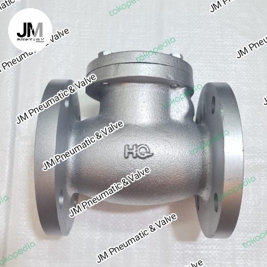 Jual SWING CHECK VALVE 2 INCH DN50 JIS 10K HQ FLANGE CAST IRON