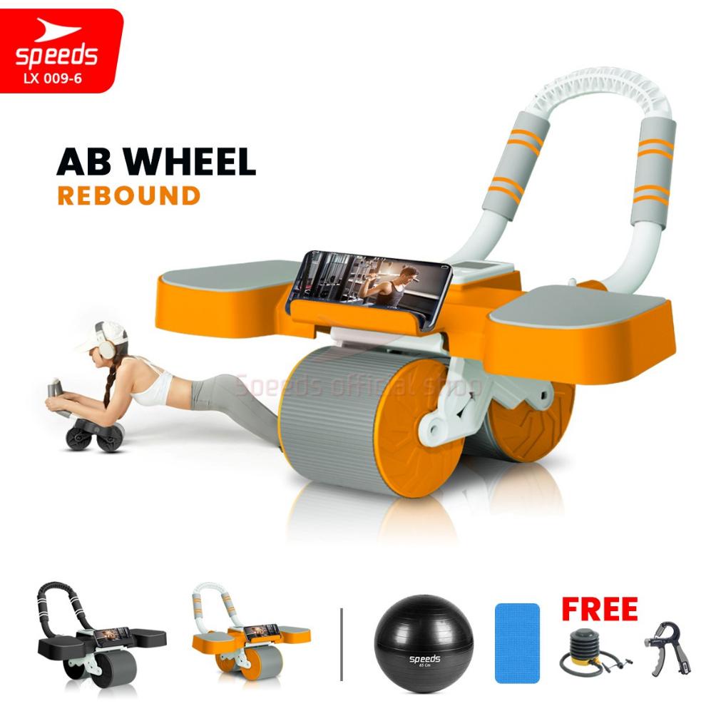 Jual Speeds Ab Wheel Ab Roller Double Wheel Alat Push Up Stand