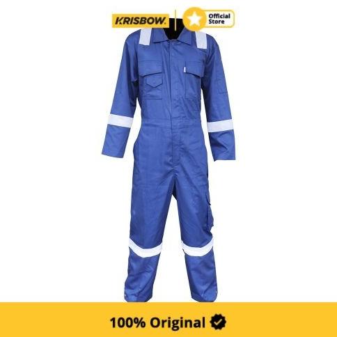 Jual Krisbow Coverall Wearpack Srwpbl Biru Navy Ukuran L Shopee