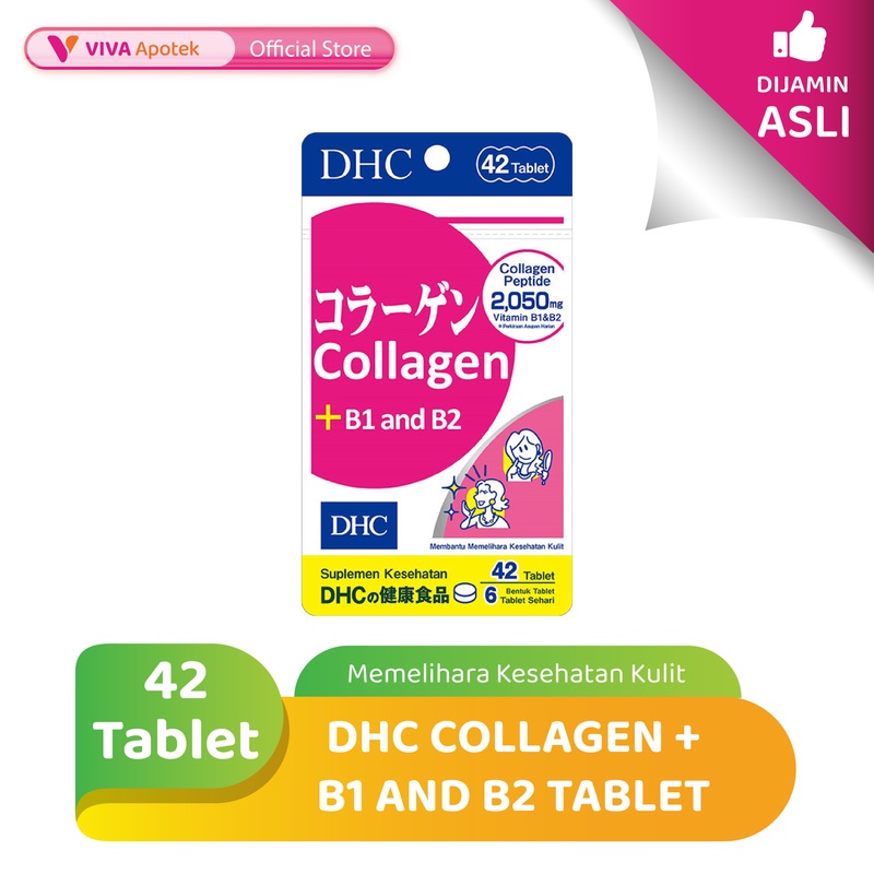 Jual DHC Collagen B1 And B2 Tablet Memelihara Kesehatan Kulit 42