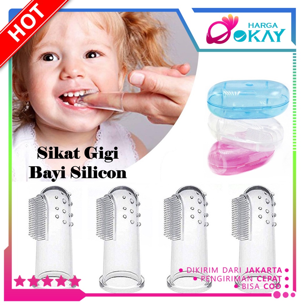 Jual Ho Sikat Gigi Bayi Finger Tooth Brush Pembersih Mulut Silikon Jari