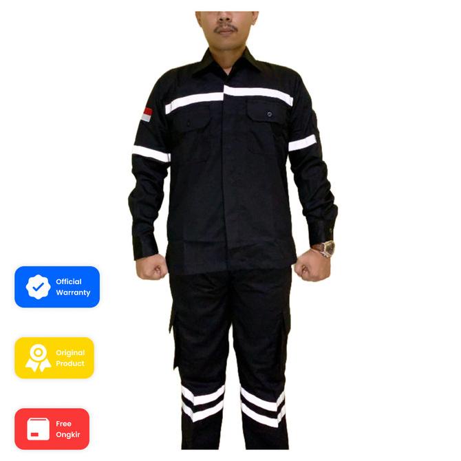 Jual Stelan Safety Wearpack Baju Celana Safety Cargo Seragam K3 Tambang