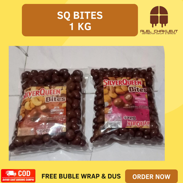 Jual SilverQueen Bites Coklat Original Kemasan 1kg Shopee Indonesia