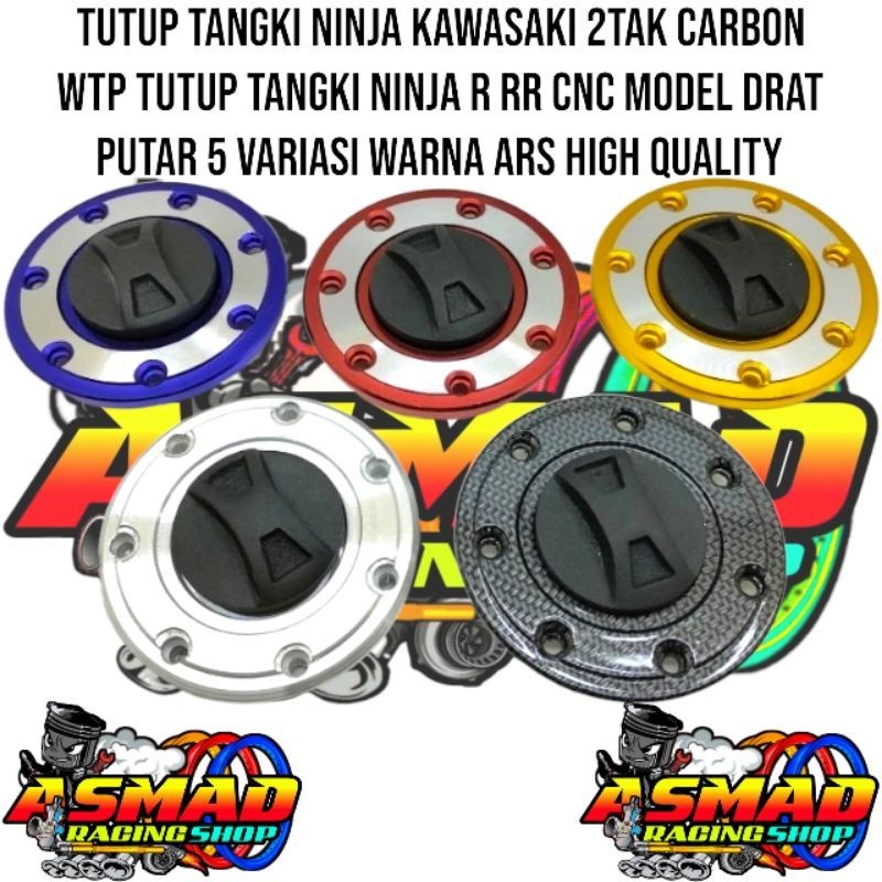 Jual Tutup Tangki Ninja Kawasaki 2Tak Carbon WTP Tutup Tangki Ninja R