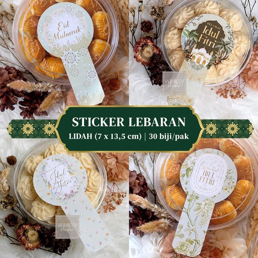 Jual Terlaris Stiker Lebaran Sticker Toples Parcel Ramadhan Label