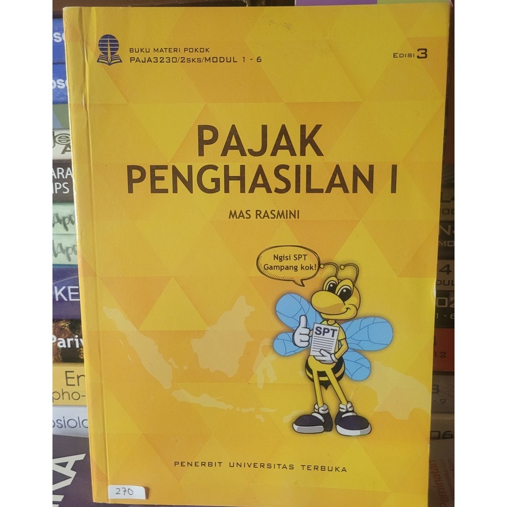 Jual BUKU UNIVERSITAS TERBUKA PAJAK PENGHASILAN I EDISI 3 Shopee