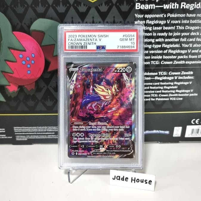 Jual PSA 10 2023 Zamazenta GG54 FA Crown Zenith Kartu Pokemon