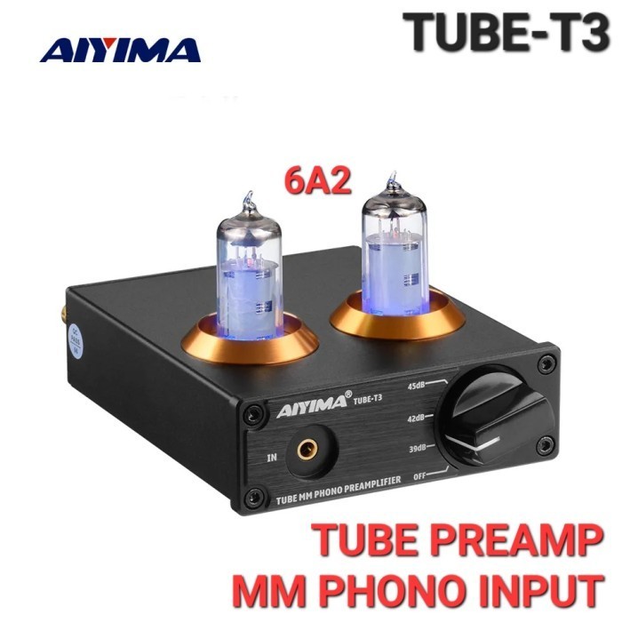 Jual Aiyima Tube T Mm Phono Preamp For Turntable Hifi Stereo W A