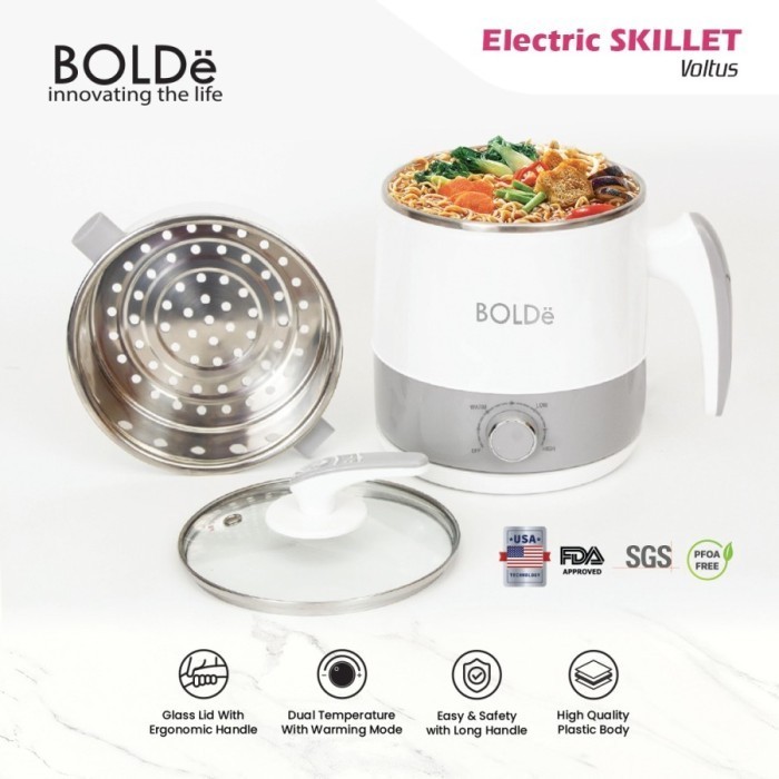 Jual Hen Bolde Electric Skillet Voltus Panci Kukusan Steamer Listrik