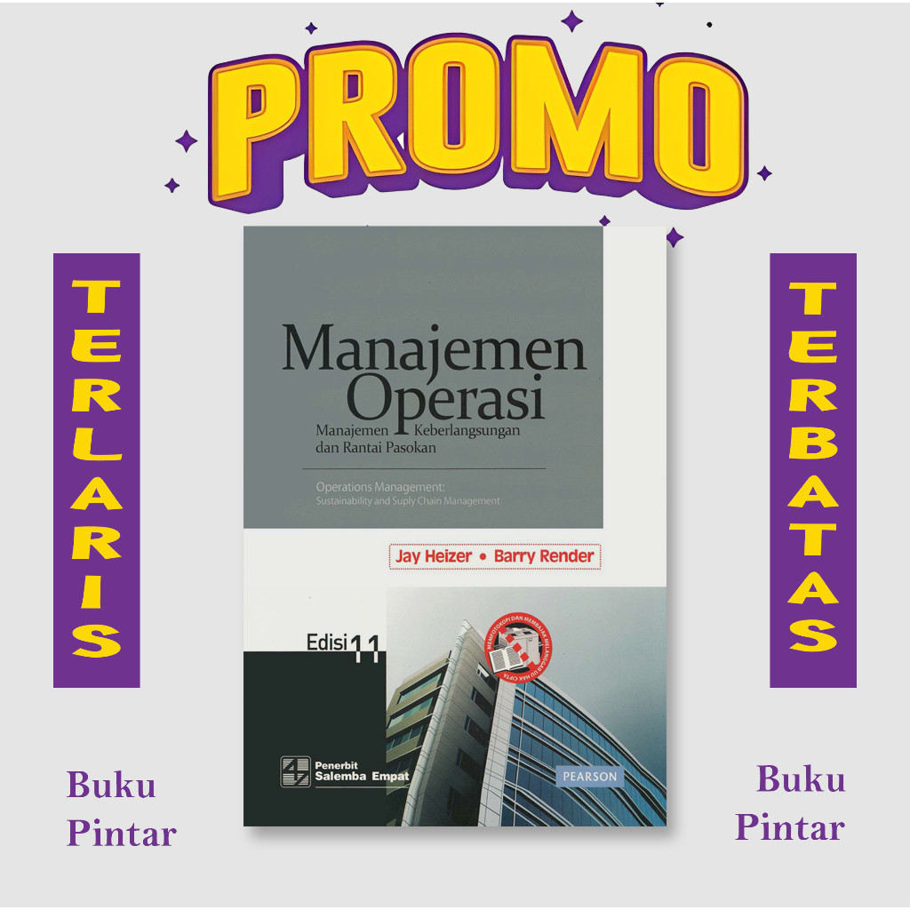 Jual Buku Manajemen Operasi Edisi 11 By Jay Heizer Shopee Indonesia