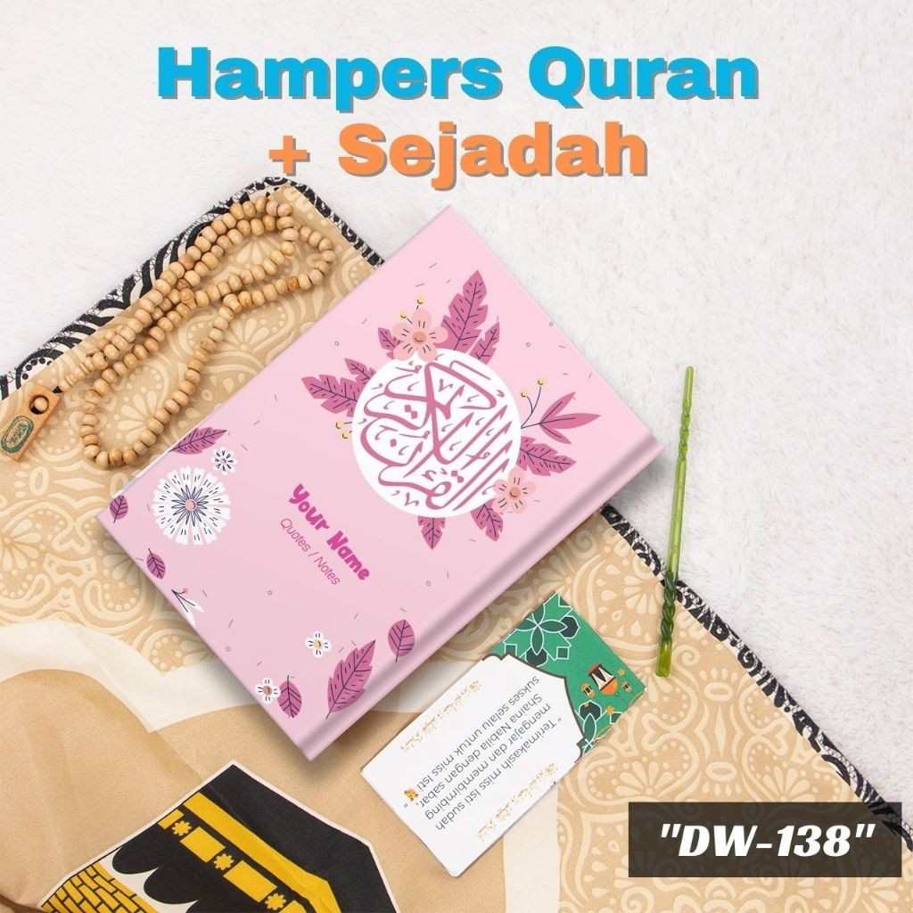 Jual Hampers Sajadah Premium Alquran Lamaran Hitam Al Quran Seserahan