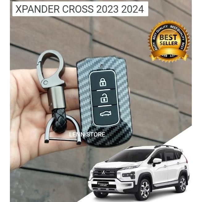 Jual Terbaik Cover Sarung Kunci Remote Carbon Mitsubishi Xpander Cross