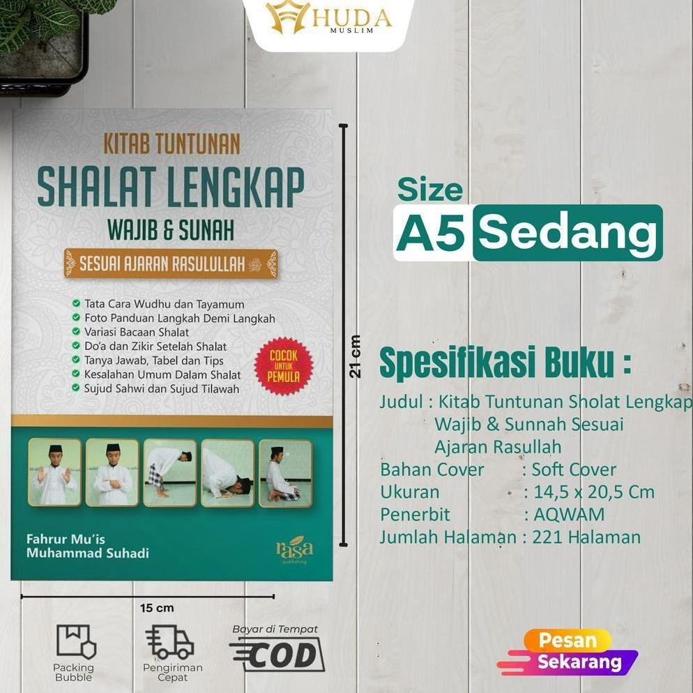 Jual COD TERLENGKAP TERLARIS ORIGINAL KITAB TUNTUNAN SHALAT LENGKAP