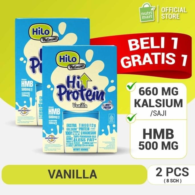 Jual Twin Pack Hilo Platinum Hmb Sachet Susu Tinggi Protein