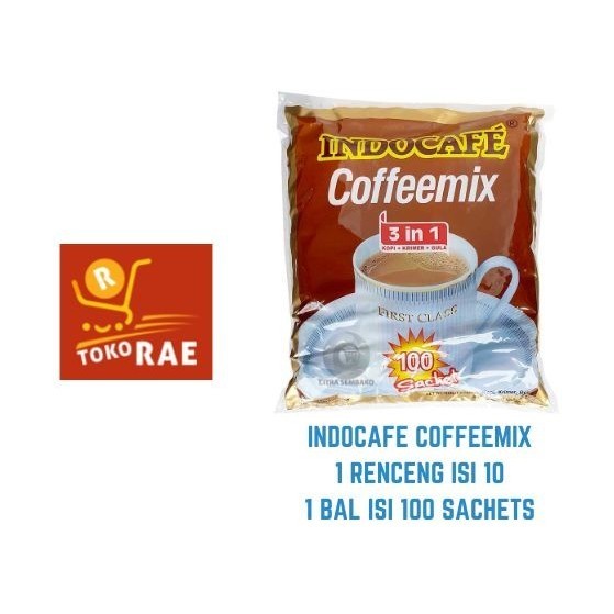 Jual Indocafe Coffee Mix 1 Pack Isi 10 Renceng X 10 Sachet 100 Sachet