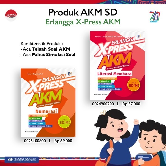 Jual Buku Latihan Soal Akm Sd Fokus X Press Digital Penerbit Erlangga