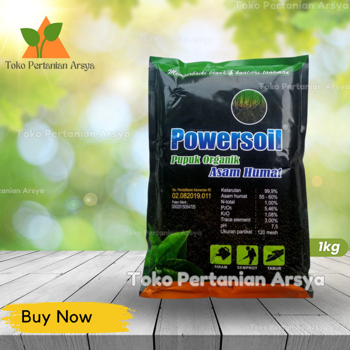 Jual Powersoil Pupuk Asam Humat Kg Power Soil Pembenah Tanah