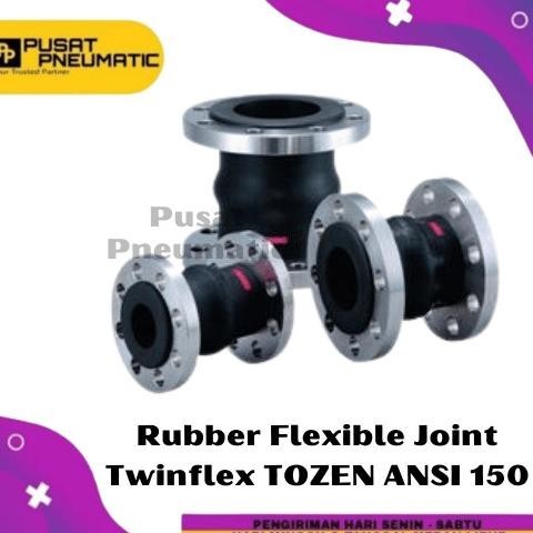 Jual 4 RUBBER FLEXIBLE JOINT TWINFLEX TOZEN ANSI 150 SIZE 4 INCH HIGH