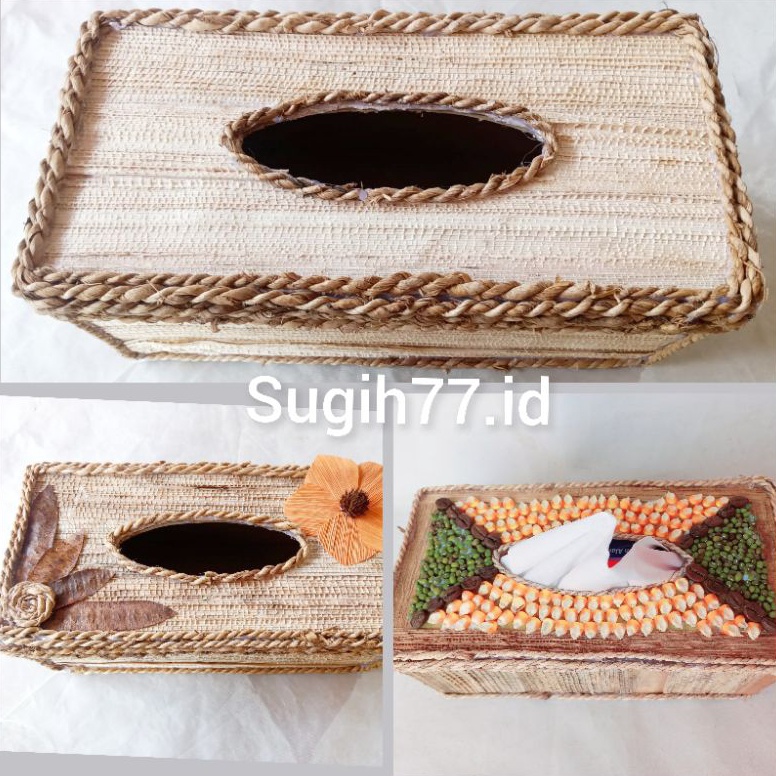 Jual Menarik Kotak Tisu Serat Alam Pelepah Pisang 7H0 Shopee Indonesia