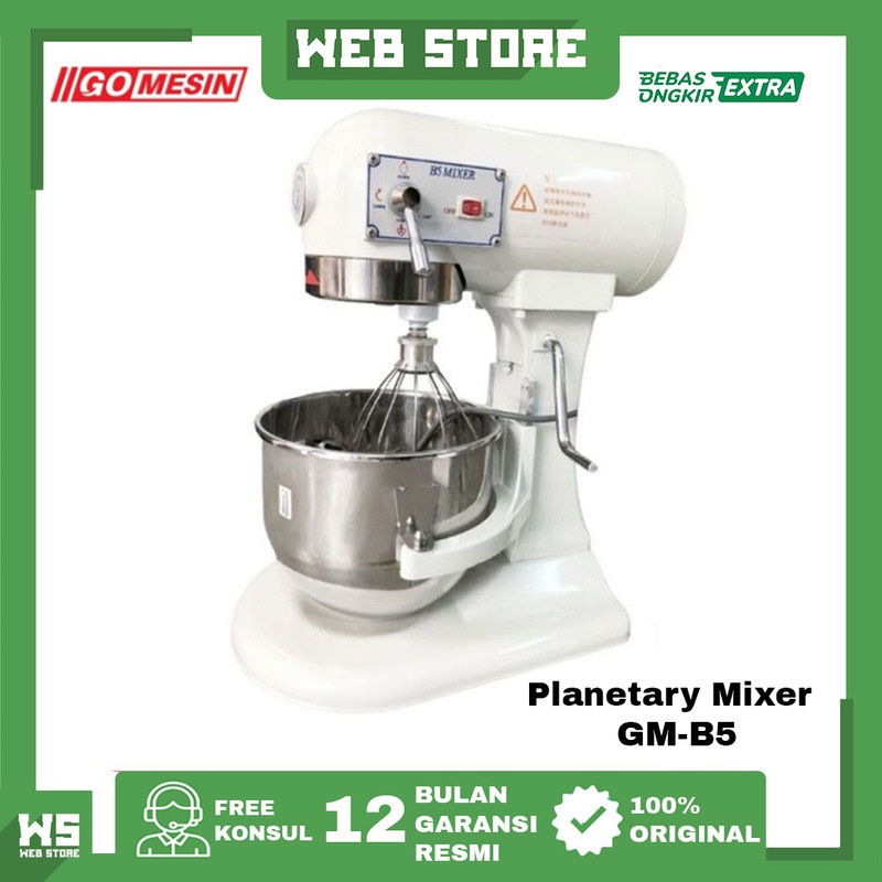 Jual Planetary Dough Mixer Mesin Pengaduk Adonan Roti Kue Gm B Gomesin