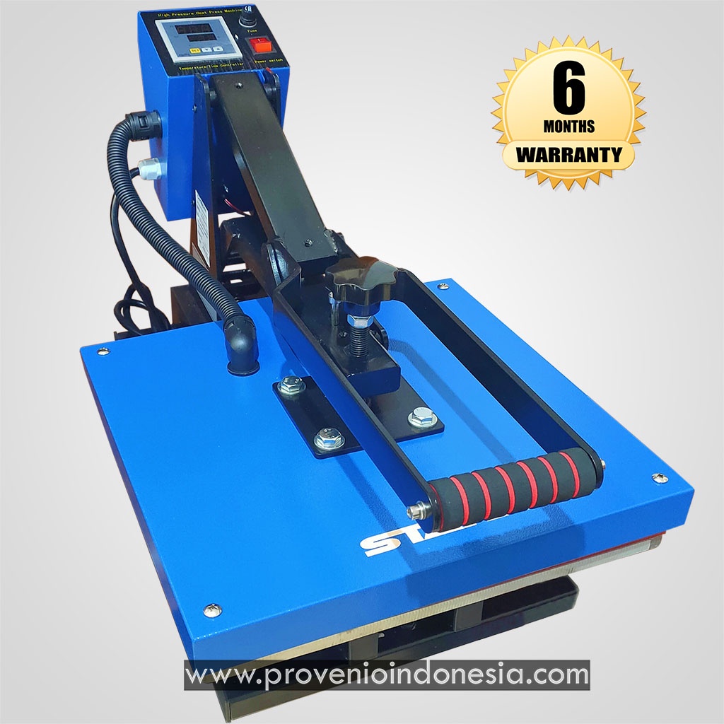 Jual Mesin Heat Press Baju 38X38 Digital Polyflex Sablon Kaos Plastisol