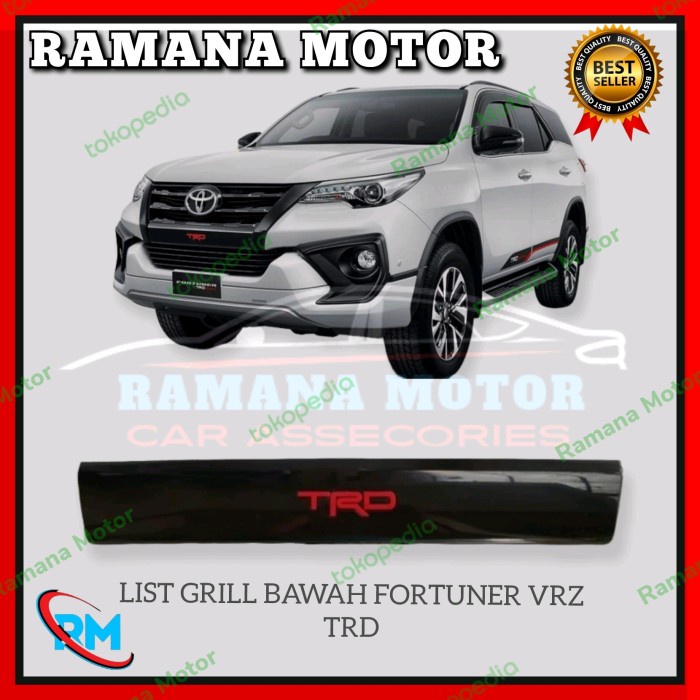 Jual List Cover Bawah Grill Fortuner Trd Original Shopee Indonesia