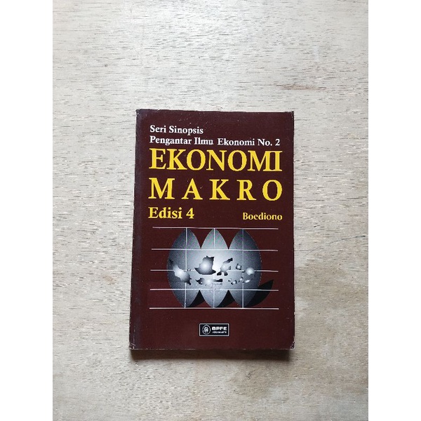 Jual Buku Ekonomi Pengantar Ilmu Ekonomi EKONOMI MAKRO Edisi 4 Karya