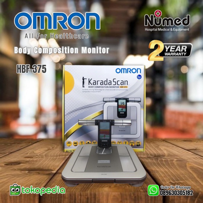 Jual Omron Karada Scan Hbf 375 Body Fat Monitor Timbangan Digital