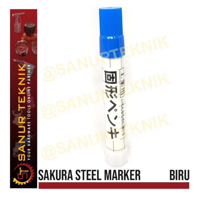 Jual Sakura Solid Steel Marker Spidol Penanda Besi Baja Permanen WARNA