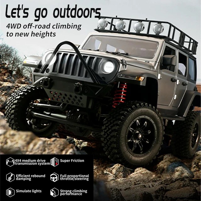 Jual Mn Rtr Scale Jeep Rubicon Rc Rock Crawler Offroad