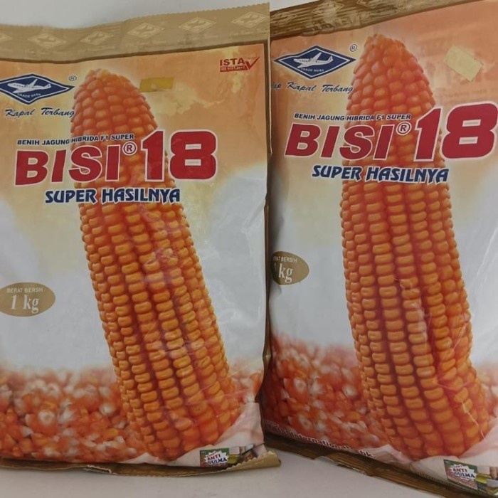 Jual Benih Jagung Hibrida Bisi 18 1 Kg Cap Kapal Terbang Shopee