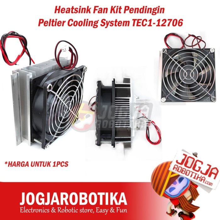 Jual Open DS Heatsink Fan Kit Pendingin Peltier Cooling System Set For