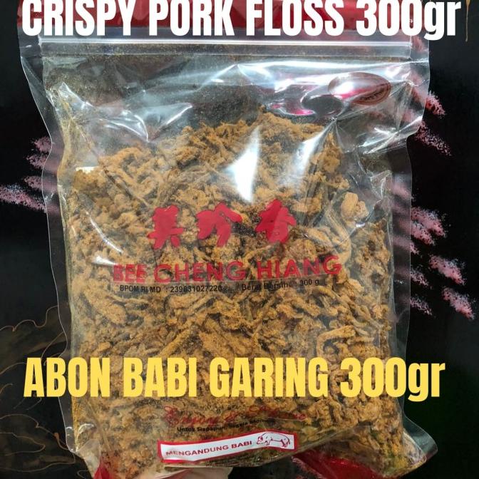 Jual Abon Bee Cheng Hiang Crispy Pork Floss Abon Babi Crispy 300 Gr