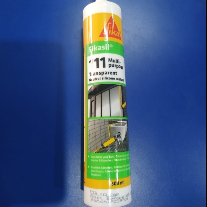 Jual Sikasil 111 Multipurpose Neutral Silicone Sealant CLEAR Shopee