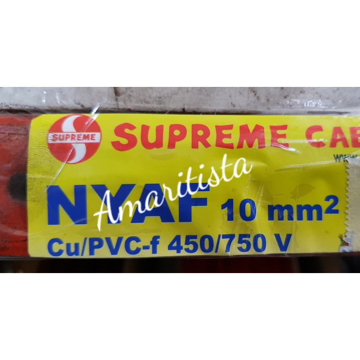 Jual Kabel Supreme Nyaf Serabut Rambut Mm Merah Meteran Per