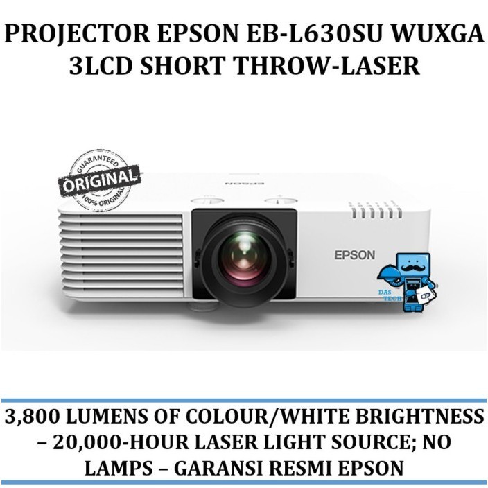 Jual Projector Epson Eb L Su Wuxga Lcd Short Throw Laser Shopee