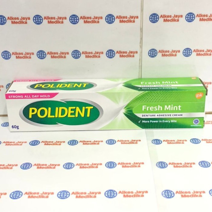 Jual POLIDENT LEM GIGI PALSU 60 GRAM FRESH MINT Shopee Indonesia